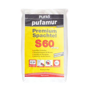 Pufas Pufamur Premium Spachtel S60 Easy 25Kg ,Q1-Q4, innen, Kunstharzverstärkt