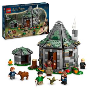 LEGO Harry Potter Hagrids Hütte: Ein unerwarteter Besuch Set mit 5 Mini-Figuren und 2 Tierfiguren, Geschenk für 8-jährige Mädchen, Jungs und Kinder, magisches Abenteuer-Spielzeug 76428