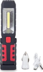 USB Pracovní baterka 3W s magnetem akumulátorová