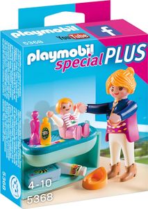 PLAYMOBIL 5368 - Mutter mit Baby-Wickeltisch