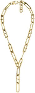 Fossil Heritage D-Link Glitz Damenkette aus Edelstahl, gold