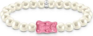 Thomas Sabo - A2154-082-9-L17 - Armband - 925er Silber - Damen - Goldbär pink - 17cm
