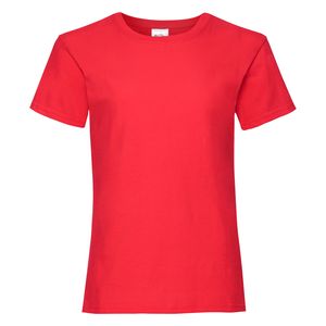 Fruit of the Loom Girls Valueweight T-Shirt Kinder Shirt tailliert