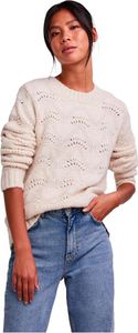 Pieces Bibbi Pullover Beige XL Frau Beige XL