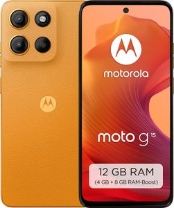 Motorola moto g15, 17,1 cm (6.72"), 4 GB, 128 GB, 50 MP, Android 15, Pomarańczowy
