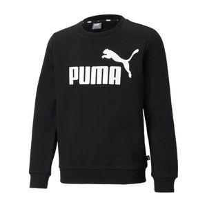 PUMA Essentials Big Logo Crew Fleece-Sweatshirt Jungen puma black 176