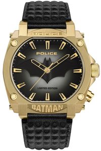 Police PEWGD0022602 Zegarek na rękę Batman Limited Edition w kolorze czarnym/złotym