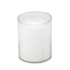 Sovie® Refill Kerzen in Transparent 24 Stück im Tray - Brenndauer ca. 24 Stunden - Teelichter