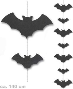 Halloween Fledermaus Deko Anhänger Schwarz 140 cm Lang Karneval Party Halloween Fledermaus Deko Anhänger Schwarz 140 cm Lang Karneval Party