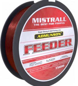 Mistrall Admunson Feeder Červený monofil 0,25 mm 150 m