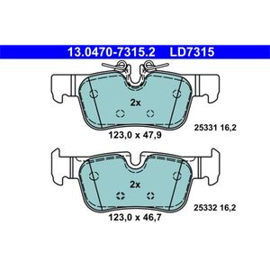 ATE Bremsbeläge für BMW 1er 2er I3 X1 X2 Mini Mini