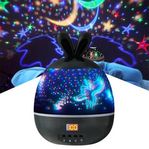 Sternenhimmel Projektor LED Projektor Lampe Kinder 360° Drehen Beleuchtungsmodi Abschlaten Baby Nachtlicht Stimmungslicht für Geburtstag Party Zimmer Weihnachten Hochzeit