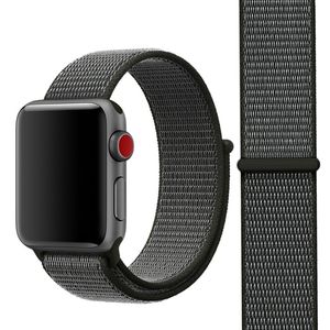 Sport Ersatz Armband für Apple Watch Series 38 – 41 mm Nylon, Farbe:Grau, Modell:Apple Watch Series 7 41mm