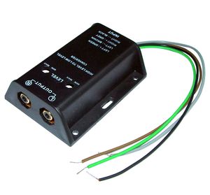 Audioproject A111 - High Low Adapter Subwoofer Converter für Auto Radio Endstufe - Cinch auf Lautsprecherkabel Stecker Verstärker Subwoofer hi Level regelbar