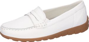 Waldläufer Komfort Slipper H-Lucy Hirschleder Damen 31363035383034 Weiß 40 EU