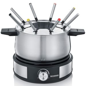 Zestaw do fondue/crêpe SEVERIN FO 2471 stal nierdzewna/czarny