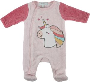 Schlafoverall Baby-Nachtwäsche Baby-Schlafanzug Nicki Rosa/80