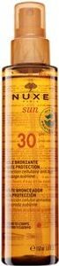 Nuxe Sun Huile Bronzante Haute Protection SPF30 spray Sonnenöl für Körper und Gesicht 150 ml