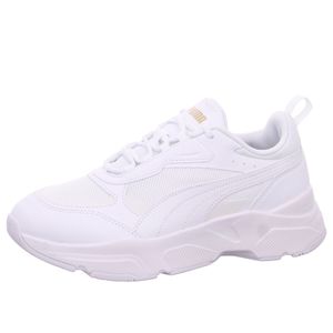 Puma Damen-Sneaker-Schnürhalbschuh Cassia Weiß, Farbe:weiß, UK Größe:5