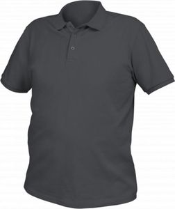 Högert Polo-Shirt "Tobias" 100% Baumwolle Grau 3XL