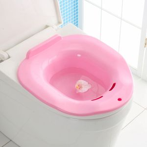 2x Einsatz-Bidet Kunststoff Sitzbadewanne Hüftbecken Bidet Schüssel, Toiletteneinsatz Bidet Sitzbad WC Stand-Bidets für Frauen