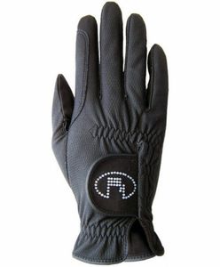 ROECKL Handschuhe LISBOA Swarovski schwarz, 7,5
