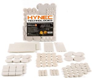 HYNEC TECHNOLOGIES HYNEC PREMIUM MÖBELSCHONER FILZGLEITER SELBSTKLEBEND - FILZGLEITER FÜR STÜHLE - Beige Large Set Filz-Fotorahmen