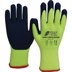 Kälteschutzhandschuhe Winter Blocker Gr.10 gelb/blau EN 388,EN 511 PSA II