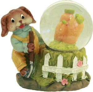 HAAC Schüttelkugel mit Hase Osterhase Ostern Größe 7 cm