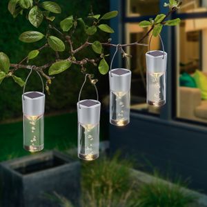 esotec Solar Hängeleuchten Acryl Bubbles 4er-Set Smart Sticks wetterfest 102117 esotec Solar Hängeleuchten Acryl Bubbles 4er-Set Smart Sticks wetterfest 102117