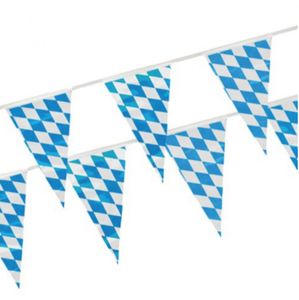 PAPSTAR Wimpelkette "Bayrisch Blau" aus Folie bedruckt wetterfest