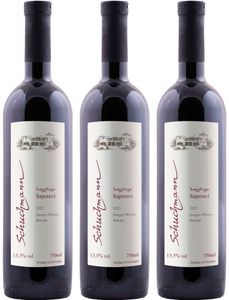 Schuchmann wines Saperavi 2022, gruzínské červené suché víno, (3 x 0,75 l)