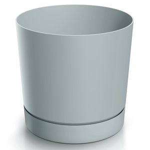 Prosperplast®, Doniczka, DPOP180-443U, Jasny szary, Doniczka z podstawką