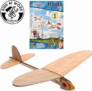 bausatz Flugzeug Nr. 1 Junior Holz braun 2-teilig bausatz Flugzeug Nr. 1 Junior Holz braun 2-teilig