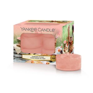 YANKEE CANDLE Garden Picnic svíčka 9,8g čajová 12ks
