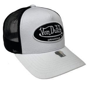Von Dutch Originals Boston Trucker Cap white/black Von Dutch Originals Boston Trucker Cap white/black