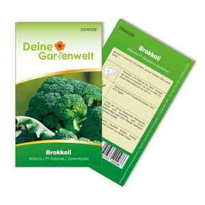 Brokkoli Atlantis F1 Samen - Brassica oleracea - Brokkolisamen - Gemüsesamen - Saatgut