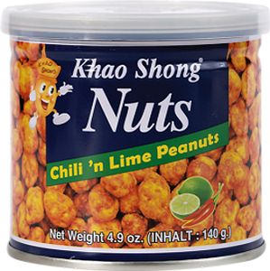 Khao Shong Erdnüsse mit Chilli & Lime 140g