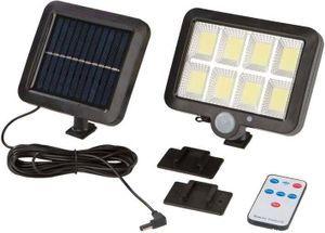 EASYmaxx Solar-Strahler mit Bewegungsmelder - schwarz