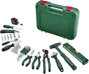 Bosch Haus und Garten Set de Werkzeuge de Moderne Handwerkzeuge, 52 Teile, für Heimwerker, lange Lebensdauer, Materialien de Qualität, Eigenschaften de Ergonomisches Design
