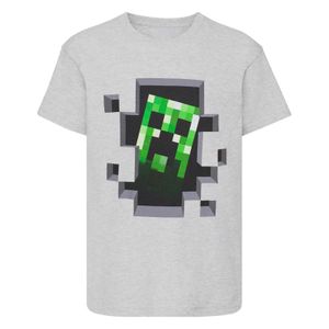 Minecraft - Dětské tričko NS6016 (116) (šedá)