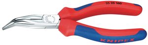 Flachrundzange L.160mm flachrund 40Grad gew.Mehrkomp.-Hülle KNIPEX