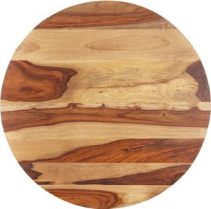 Tischplatte Massivholz Palisander Rund 25-27 mm 40 cm , Tischplatten Design 2024