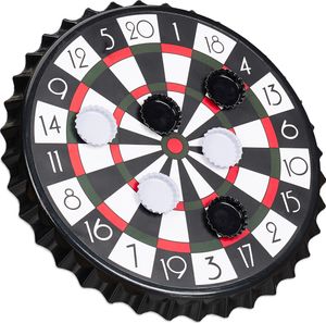 relaxdays Kronkorken Dartscheibe