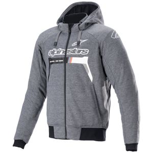 Alpinestars Chrome Ignition Hoodie Melange/Dark Gray/White XL Kurtka tekstylna