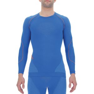 UYN Evolutyon Man Underwear Shirt Long Sleeves Lapis Blue/Blue/Orange Shiny S/M Pánske termoprádlo