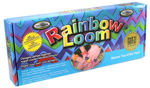 Rainbow Loom Starter mit Metall Häkelnadel