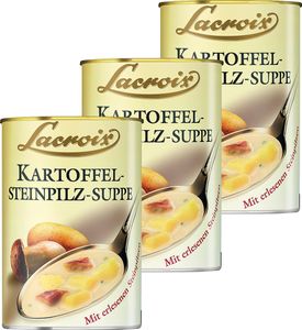 Lacroix Kartoffel Steinpilz Suppe mit erlesenen Zutaten 400ml 3er Pack Lacroix Kartoffel Steinpilz Suppe mit erlesenen Zutaten 400ml 3er Pack