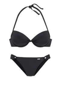 SUNSEEKER Damen Push-Up-Bikini, schwarz, A-Cup, Größe:38, Cup Größe:A-Cup