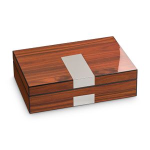 Hermann Jäckle Lonsee Uhrenbox aus Holz für 8 XXL Uhren Rosenholzdekor